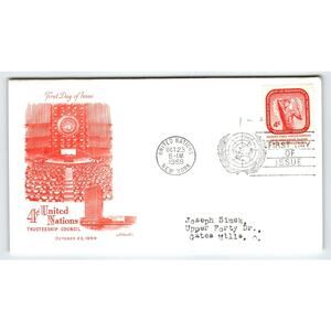 Scott #1137 1959 United Nations Trusteeship Council 4c First Day Cover FDC